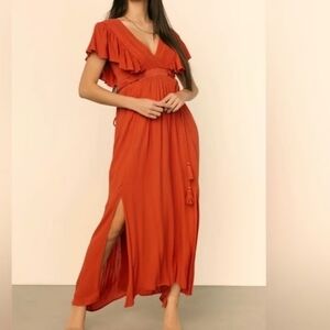 black tie dye maxi dress T-Party Black and Taupe Tie Dye Racerback Maxi Dress Large / Black and Taupe
